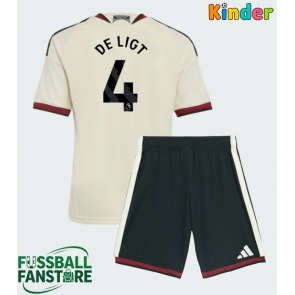 Manchester United Matthijs de Ligt #4 Replik 3rd trikot Kinder 2026-27 Kurzarm (+ Kurze Hosen)